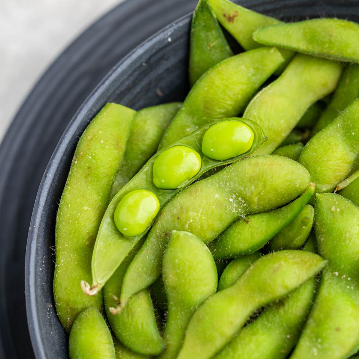 Simple edamame from frozen.