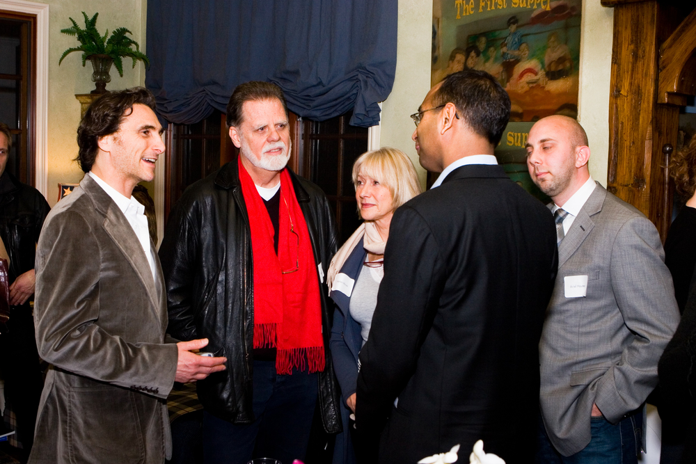 with Helen Mirren, Taylor Hackford, & Pratap Chatterjee @ Iraq, Inc.