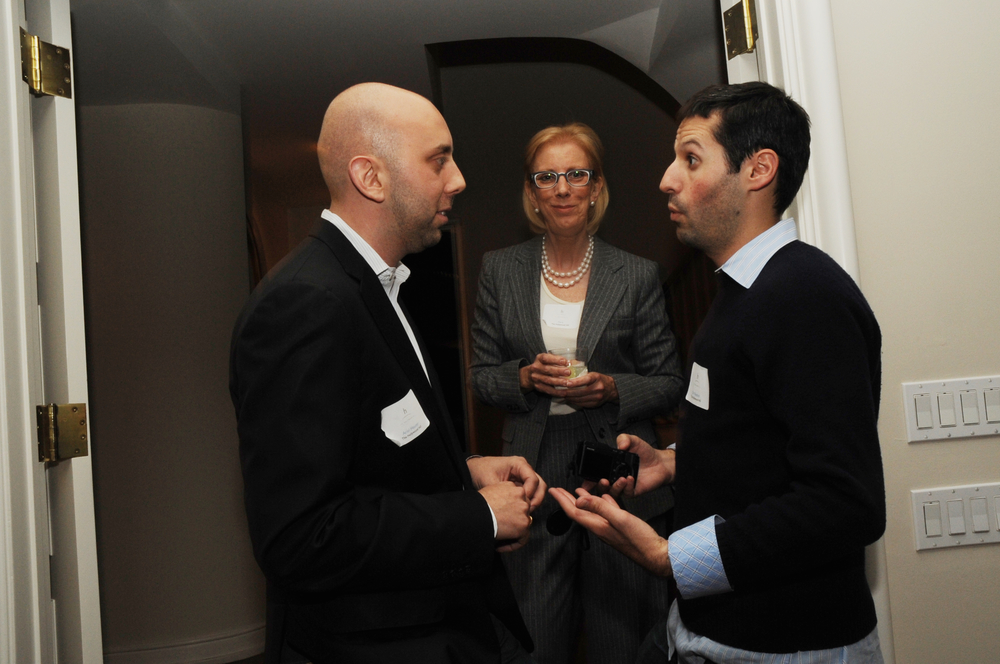 Paris with Hollywood Hill Co-Founders Ariel Hauter and Ori Neidich at Darren Star's Cocktail Party reception for our conference The New Hi-Tech Robinhoods