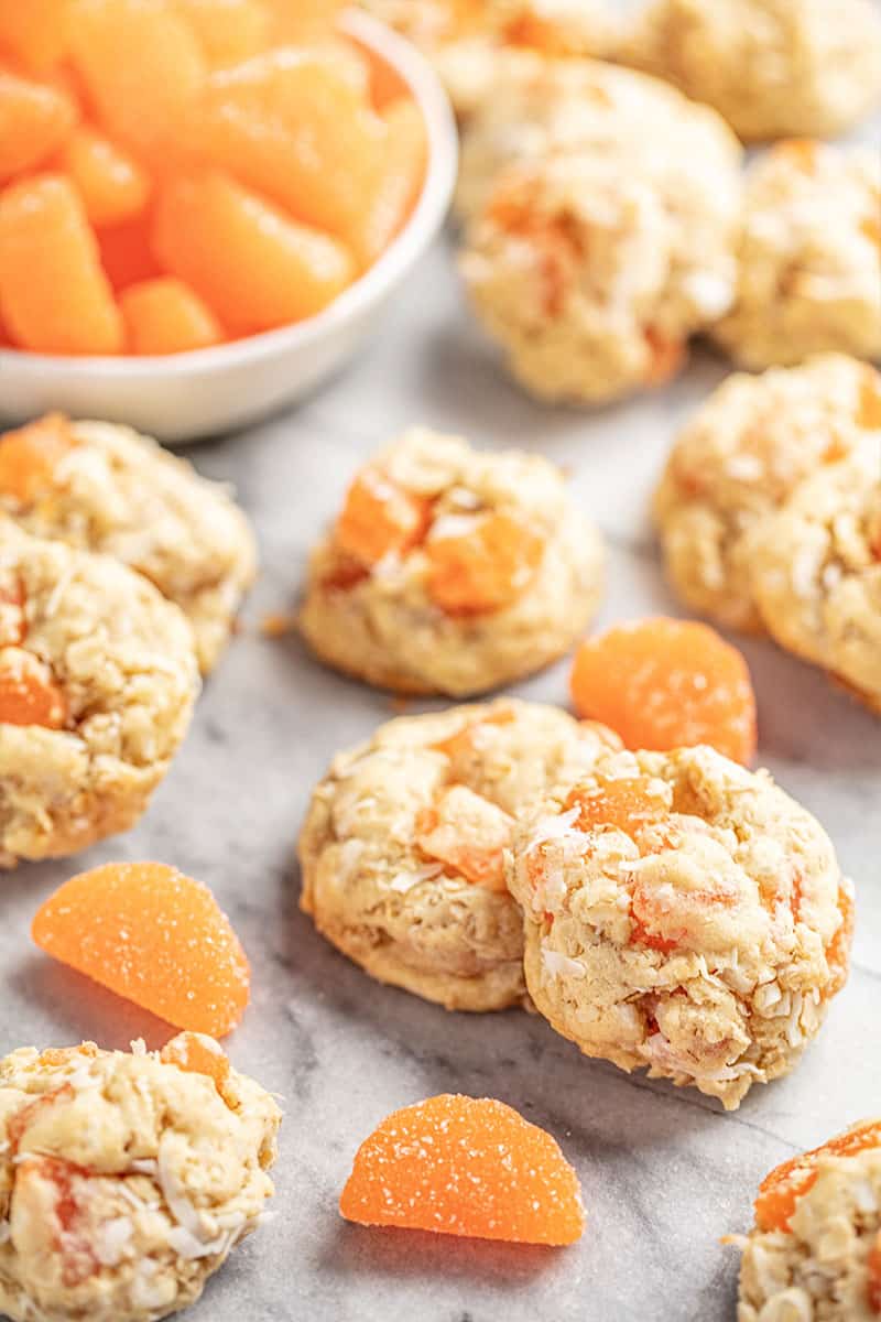 Orange Slice Cookies with Orange Slices