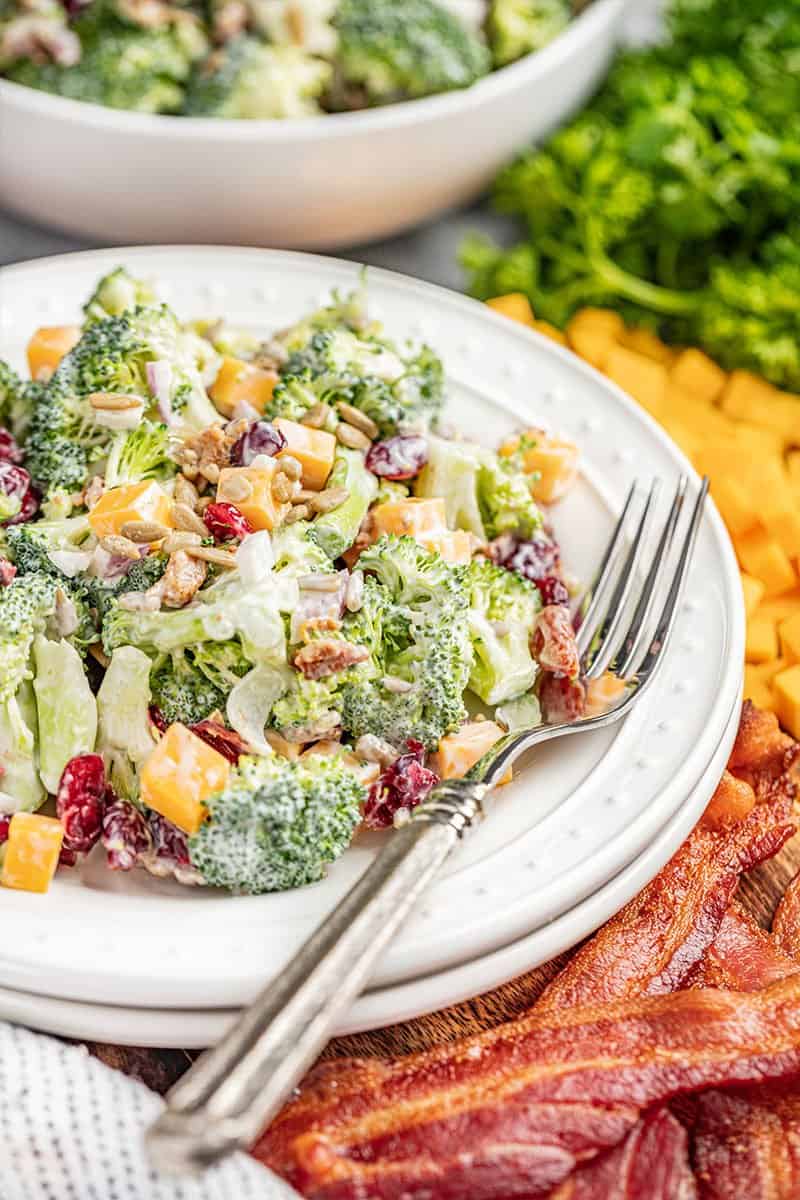 Classic broccoli salad.