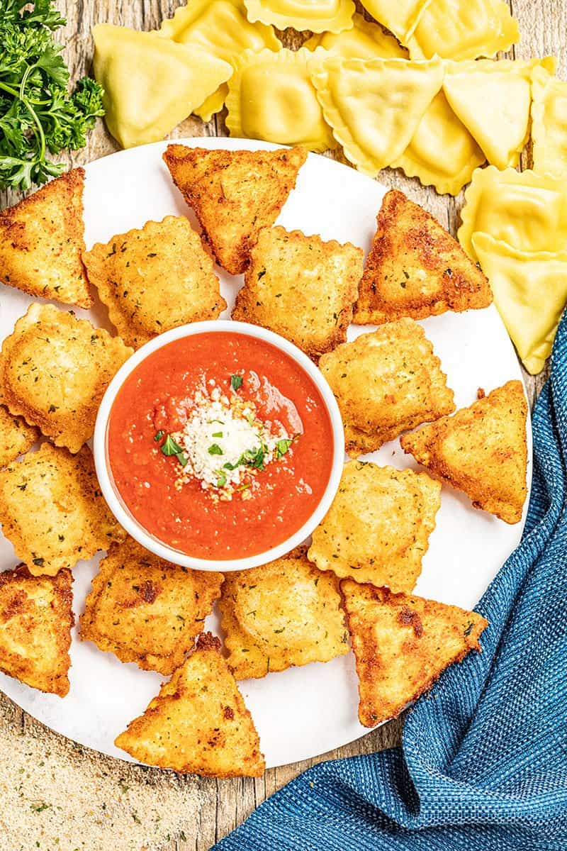 Fried ravioli.